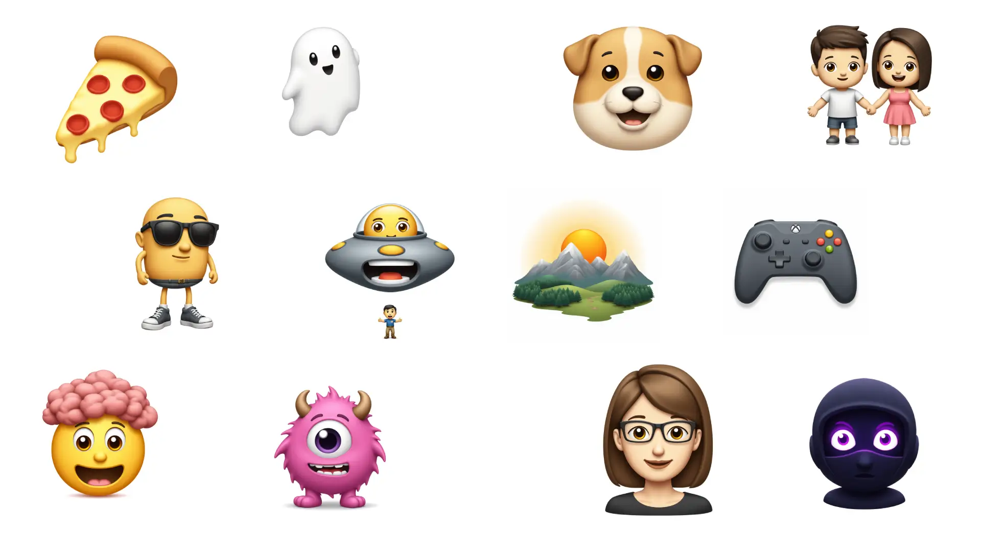 Combine creativity to generate different styles of emojis