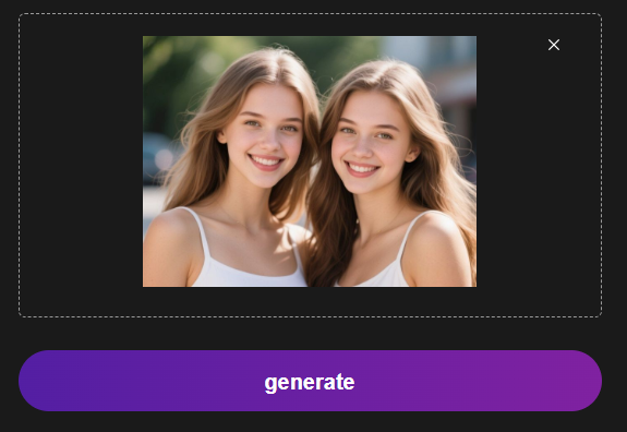Step 2. Generate a French Kiss Video