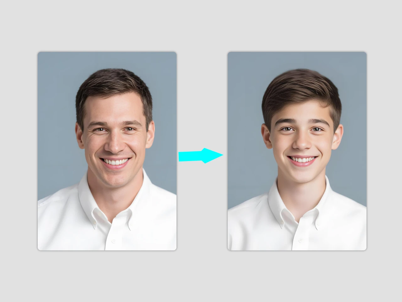 Change your facial appearance to hide your online identity