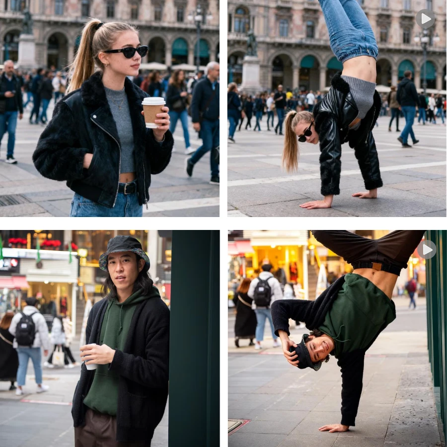 自然动作，无失真