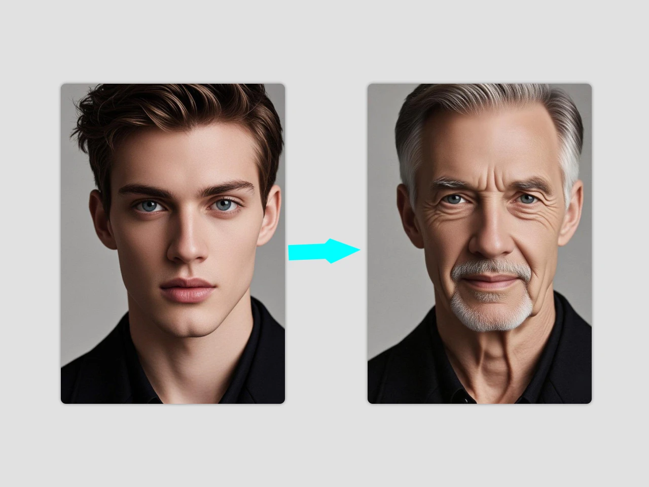 Instantly preview your future self with the AI Age filter